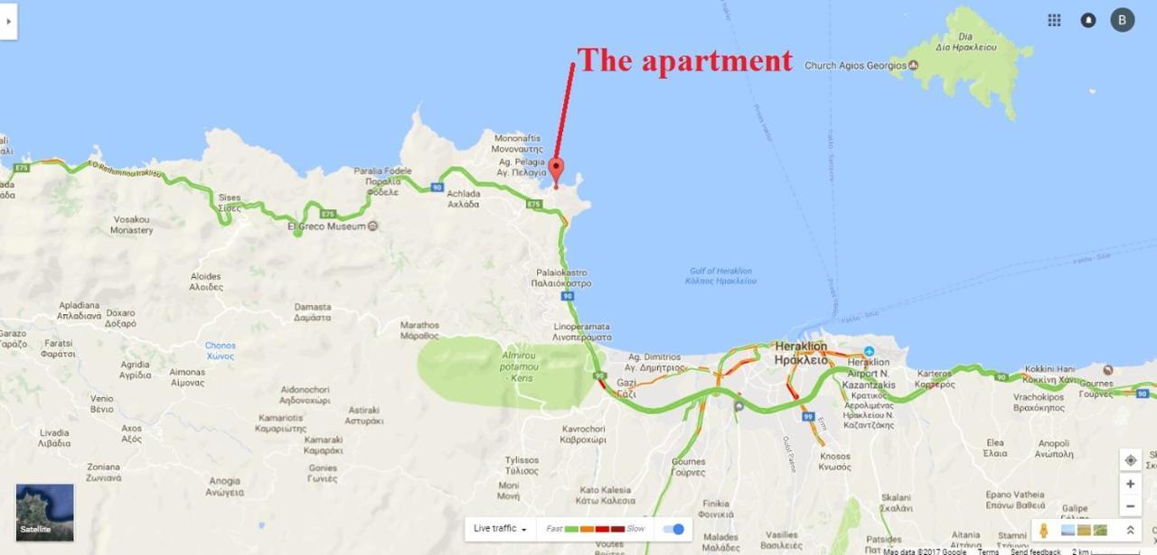 Cretan Experiences Lägenhet Agia Pelagia Exteriör bild